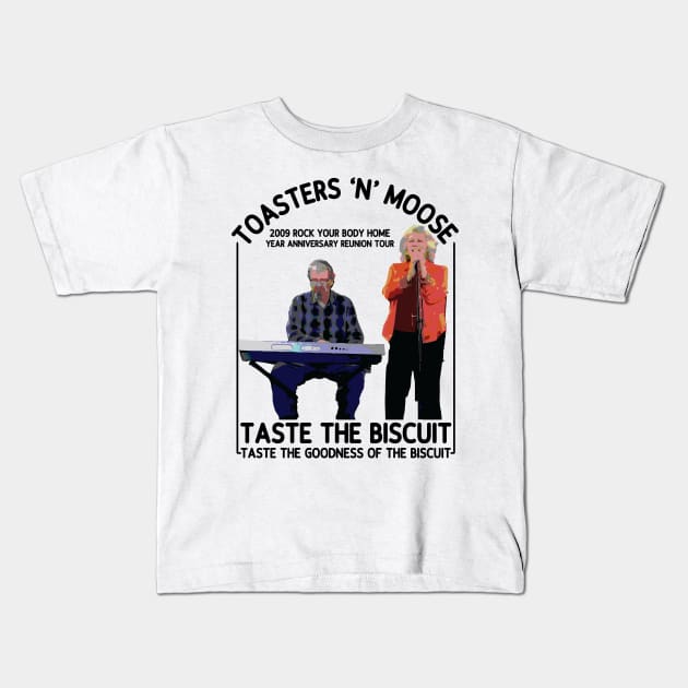 Taste the Biscuit // Toasters "N" Moose Kids T-Shirt by Trendsdk